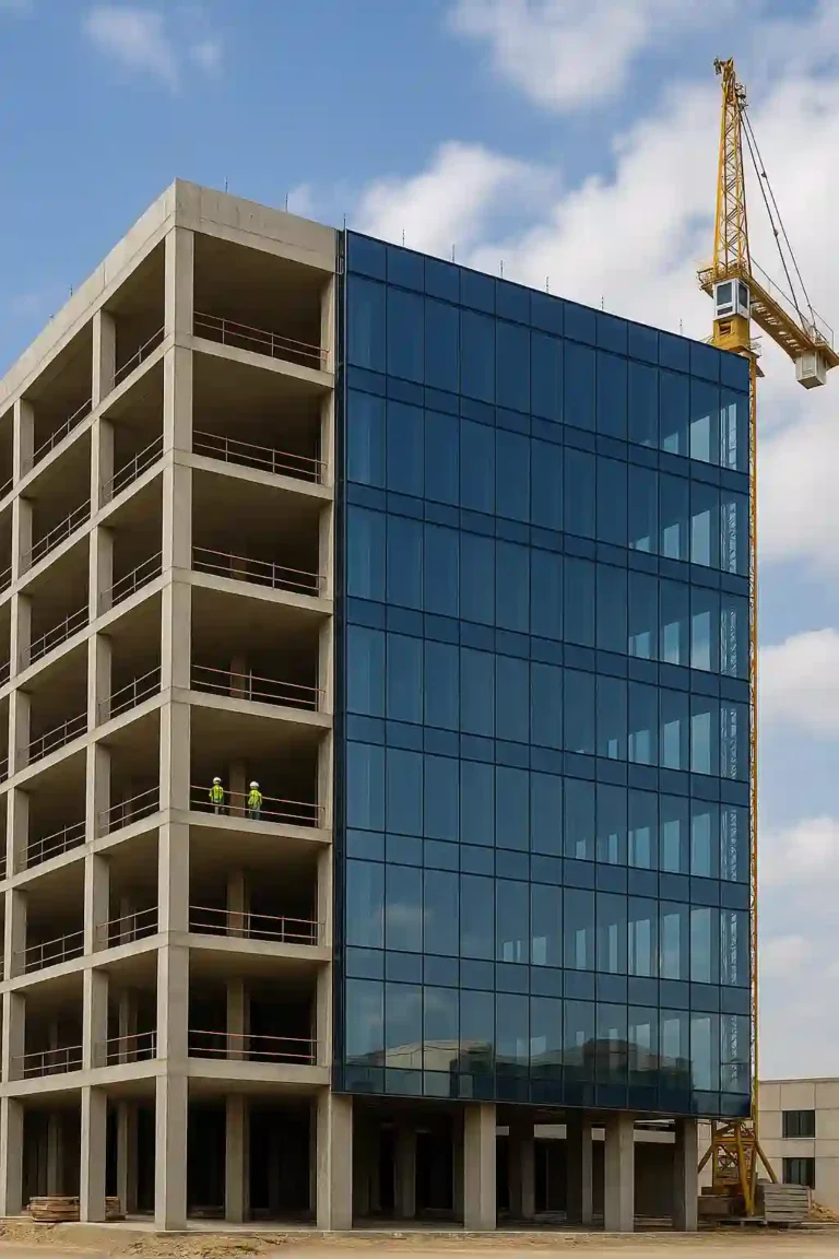 تركيب واجهات زجاجية